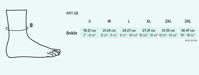 companklet-size-chart