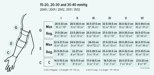 Sleeve Size Chart